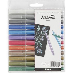 Creativ Company Metallic Markers Metallic 12 Stuks