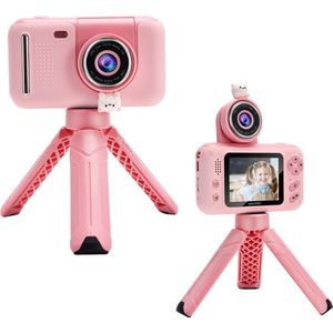 Montiplay® Vlog camera Kinderen Roze - Vlog Camera voor Beginners - Vloggercam - Kindercamera - Kinder Camera Digitaal - 32GB