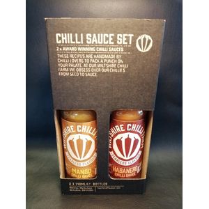 Mango Habanero Duo Gift Box (Heat Level 7 & Heat Level 8) - ChilisausBelgium - Wiltshire Chilli Farm