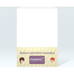 Nappiez - Molton waterdicht hoeslaken 70x150 cm