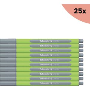 25x Fineliner Schneider Line-Up 0 - 4mm silver-grey