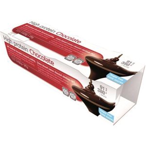 High Protein pudding chocolade  3 x 125g