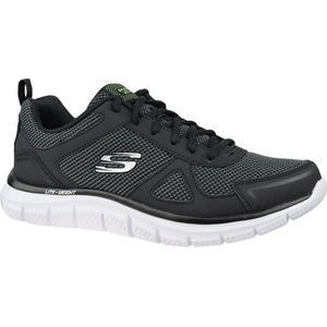 Skechers Track - Bucolo 52630-BBK, Mannen, Zwart, Trainingschoenen,Sportschoenen, maat: 48,5