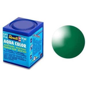 Revell Aqua #61 Emerald Green - Gloss - RAL6029 - Acryl - 18ml Verf potje