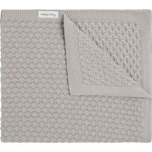 Baby's Only Gebreide ledikantdeken - Baby deken Sky-Chunky - Dekentje voor jongens en meisjes - 0.7 TOG - 100x135 cm - Urban Taupe