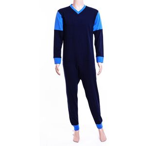 Hansop pyjama | Rugrits | Nachthemd | Lange mouwen | Plukpak | Maat XL