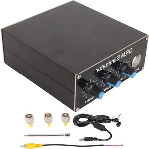 Instelbare Signaalonderdrukker van Aluminiumlegering voor HF-banden 18 MHz-30 MHz met X-fase QRM-eliminator
