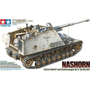 1:35 Tamiya 35335 Nashorn 8.8cm Pak43/1 Auf Geschützwagen III/IV(Sd.Kfz.164) Plastic Modelbouwpakket