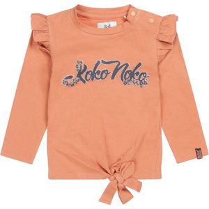 Koko Noko t-shirt meisjes - oranje - U44973-37 - maat 140