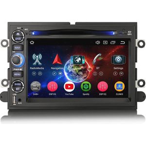 Android 13 8-core Autoradio 7 inch met GPS en DAB+ voor Ford