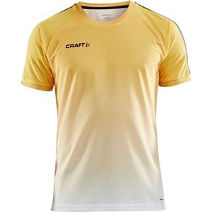 Craft Pro Control Fade Shirt Korte Mouw Heren - Geel | Maat: XXL