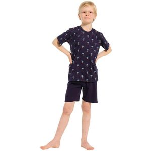 Pastunette Pyjama korte broek - 603 Blue - maat 164 (164) - Jongens Kinderen - 100% katoen- 34241-616-2-603-164