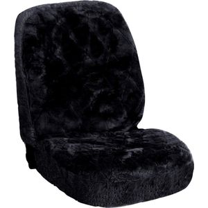 Autostoelhoes van lamsvacht - Stoelbeschermer van schapenvacht - Autostoelkussen - Uitzonderlijke warmte - Verbeterd comfort - Eenvoudige installatie - Universele pasvorm - 54x50cm / 53x63cm