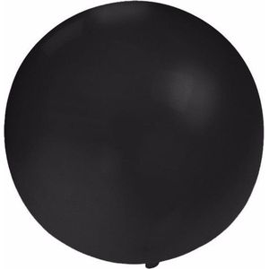Grote ballon 60 cm zwart