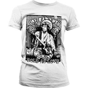 Jimi Hendrix Dames Tshirt -XL- Bold As Love Wit