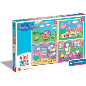 Puzzel Peppa Pig 4-in-1 (12-24 Stukjes)