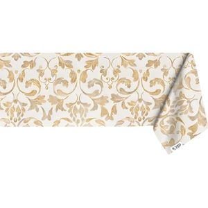 Raved Tafelzeil Barok 140 cm x 270 cm - Goud - PVC - Kerst - Afwasbaar