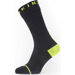 SealSkinz - All Weather Hydrostop - Waterdichte Sokken - Zwart/Geel - Merino Wol