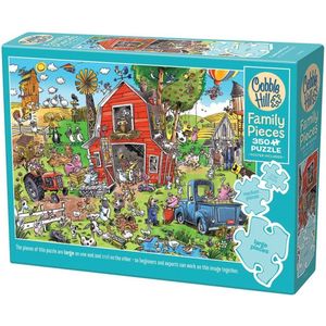 Cobble Hill family puzzle 350 pieces - Farmyard folly