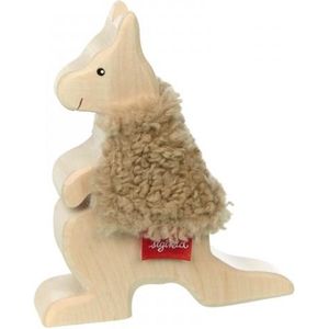 Houten speelfiguur kangaroo - Sigikid [3 jaar +]