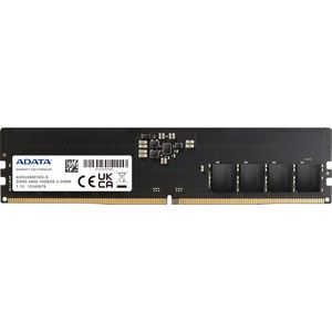 ADATA Premier, 16 GB, DDR5, 4800 MHz (PC5-38400), CL40, 1,1 V, ECC, DIMM Memory, AD5U480016G-S, Schwarz