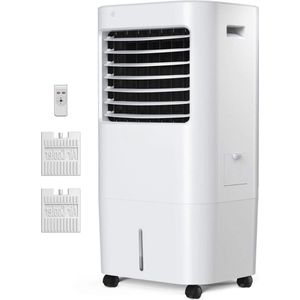 Airconditioning Zonder Afvoerslang - Mini Airco - Ventilator Met Afstandsbediening en Timer - Aircooler Met 4 Liter Water Tank - 22 x 24 x 53,5 cm