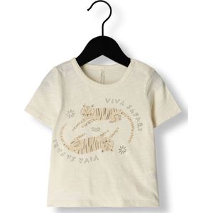 Rylee + Cru Basic Tee Polo's & T-shirts Meisjes - Polo shirt - Beige - Maat 50/62