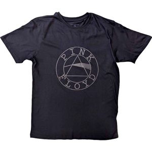 Pink Floyd - Circle Logo Heren T-shirt - XL - Zwart