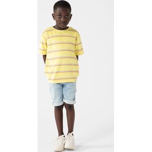 Sissy-Boy - Geel gestreept badstof T-shirt