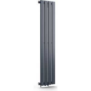 Blumfeldt Badkamerverwarming - 733 Watt - Designradiator - Zuinig en vlak - Verticaal - Wandverwarming voor Bad- en woonkamer - Geruisloos - Radiator met thermostaat - Wit