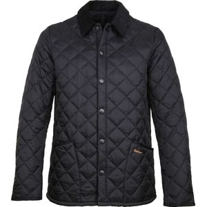 Barbour - Heritage Liddesdale Quilted Jas Zwart - Heren - Maat XL - Modern-fit