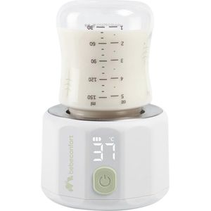 Digitale draagbare flesverwarmer voor baby, compacte en lichtgewicht babyflesverwarmer met digitale display en temperatuurregeling