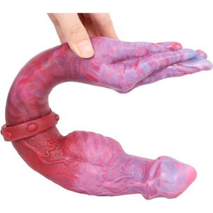 Dubbele Monster Dildo - Dubbele Fist Dildo Met Penis en Hand