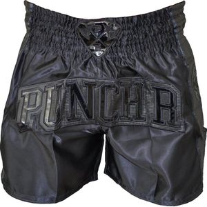 PunchR™ Muay Thai Kickboks Short Zwart S = Jeans Maat 30