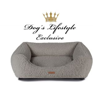 Orthopedische Hondenmand Dolly Wol Grijs Large 100cm - Wasbare hoes!