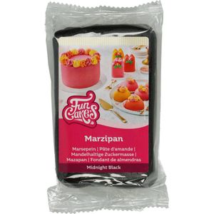 FunCakes Marsepein - Zwart - 250g