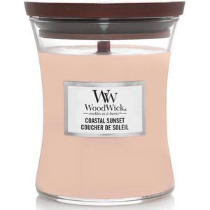 WoodWick Hourglass Medium Geurkaars - Coastal Sunset