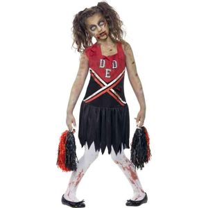 Verkleedkostuum zombie cheerleader voor meisjes Halloween pak - Kinderkostuums - 122/134