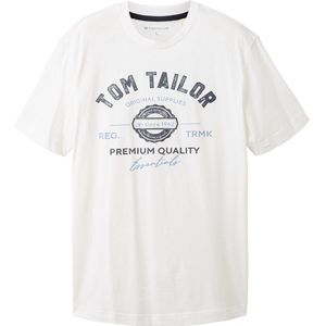 TOM TAILOR logo tee Heren T-shirt - Maat L