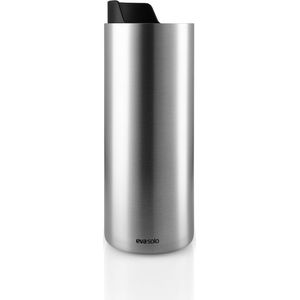 Eva Solo - Drinkbeker Urban Thermos 350 ml Black - Zwart - Gerecycled Roestvast Staal - Kunststof