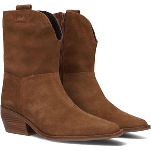 Omoda Lpmexi-04 Enkellaarsjes - Enkelboots met rits - Dames - Camel - Maat 37