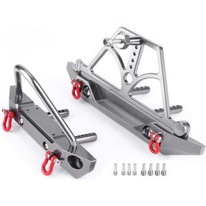 RC Bumpers CNC Competitie Metalen Voorbumper Set - Reservebandhouder - Axiale SCX10 SCX10 II - Need Content in HTML 1 .