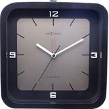 Tafelklok NeXtime Square Alarm 20 x 20 x 6 cm zwart