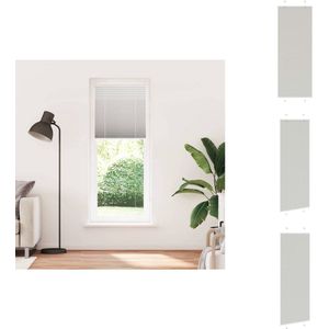 vidaXL Plisségordijn - Geplooide Jaloezieën - Geplooide Zonwering - Plisse Blind - Plissé rolgordijn 80x200 cm stofbreedte 79,4 cm polyester