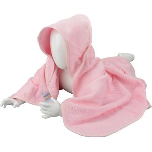 ARTG® Babiezz - Babycape - Baby Badcape XL - Kraamkado - 100 x 100 cm - Volledig Licht Rose LichtRose Cape - LIGHT PINK