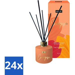 Sence - Energise - Geurstokjes - Stimulerend - 100 ml - Voordeelverpakking - 24 stuks