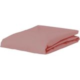 ESSENZA The Perfect Organic Jersey Hoeslaken Dusty rose - 90-100 x 200-220 cm