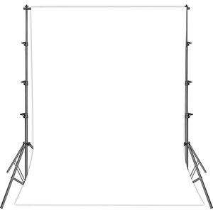 Inovra ® Fotowand achtergrond, 2 x 3 m, witte achtergrond, wit, wit, wit, linnen doek, fotowand, achtergrond voor foto's, business, lichtabsorberende achtergrond