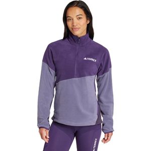 adidas TERREX Terrex Multi Climawarm Fleece Anorak - Dames - Paars - 2XL