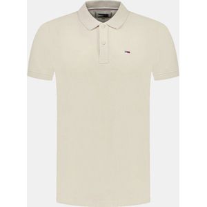 Slim Placket Polo Ext - Zand - S